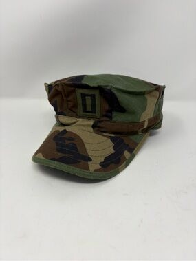USGI Woodland Camo Military Patrol Cap Type II Medium